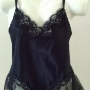 Cerie satin and lace teddy NWOT